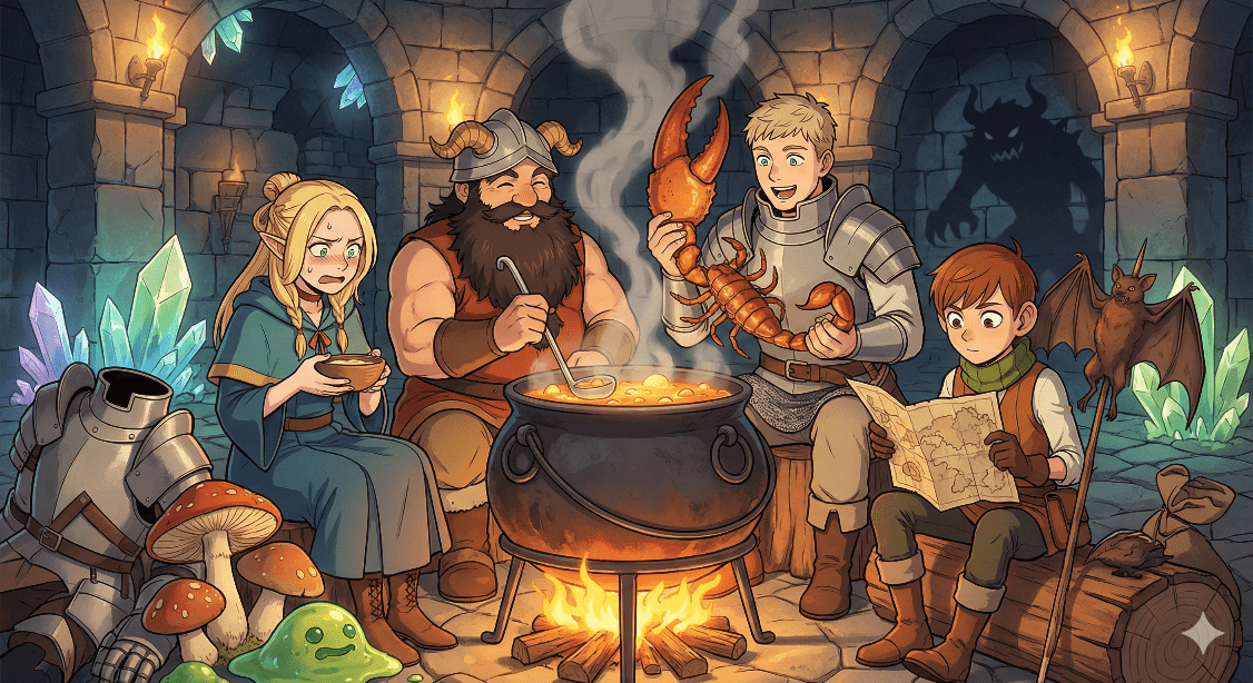 넷플릭스 애니메이션 던전밥