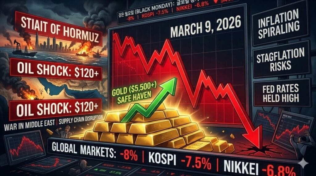 2026년 검은 월요일 미국 이란 전쟁 증시 폭락