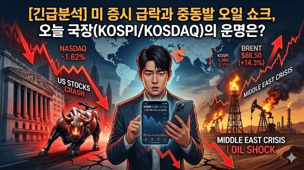 미국 증시 하락 원인 및 코스피 전망 분석