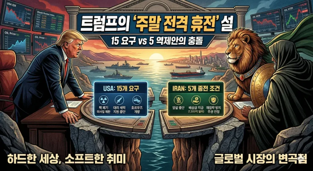 트럼프 이란 휴전설