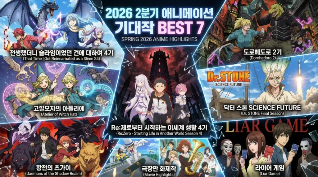 2026년 2분기 애니메이션