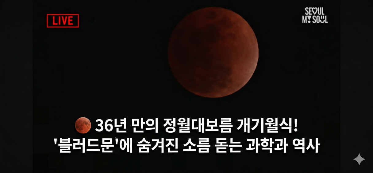 정월대보름 개기월식