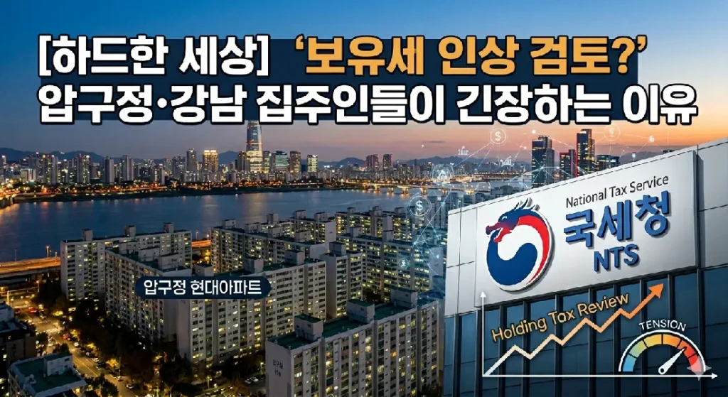 압구정 강남 보유세 인상 검토