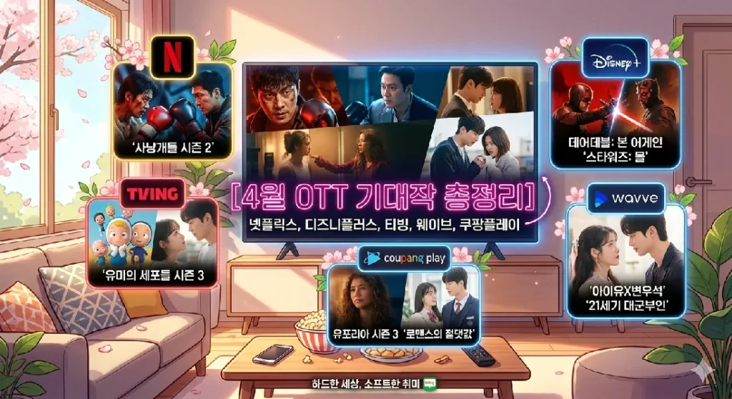 ​4월 OTT 기대작
