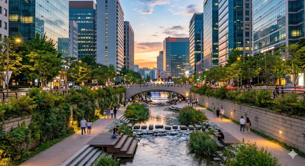 청계천 산책 코스