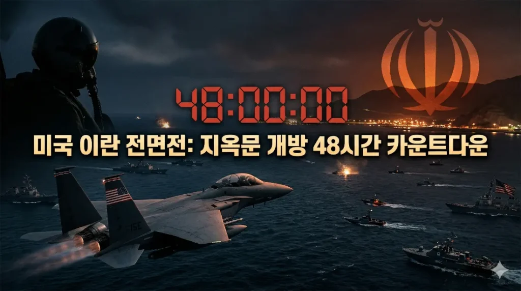 미국 이란 전면전 카운트다운 48시간