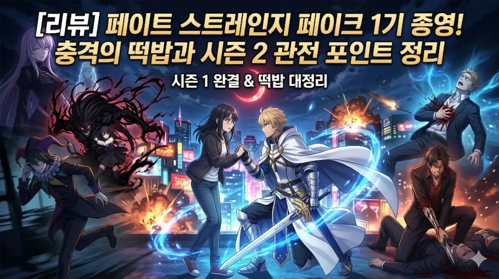 페이트 스트레인지 페이크 1기 종영