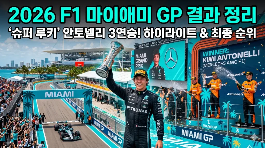 2026 F1 마이애미 GP 결과